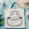 Cute Cartoon Pet Vector Art A cute cartoon hamster illustration designed as vector art.