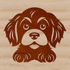 Adorable Cocker Spaniel Illustration Illustration of a young Cocker Spaniel dog with a friendly expression.