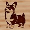 Corgi SVG Icon Graphic representation of a corgi animal, created using SVG technology.