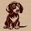 Cute Dachshund Vector Art Dachshund breed illustration in vector format.