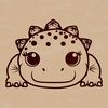 Cute Dino Design Colorful digital clip art design featuring a cute dino character.