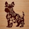 Friendly Miniature Schnauzer Dog Vector Art A standing miniature dog breed with a distinctive beard and mustache, suitable as vector art for digital design.