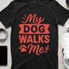 Whimsical Pet Sayings with a Dog Graphic Illustration A humorous quote about pets with a graphic illustration of a dog.