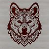 Cutting Edge Shiba A detailed illustration of a Shiba Inu's head, suitable for digital cutting machines and design projects.