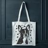 Adorable Boston Dog Breed Illustration SVG A cute Boston Terrier dog breed illustration with heart accents on its head.