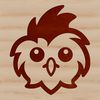Cute Line Art Chick Design A simple line drawing of a cute farm animal, specifically a chick with its head held high.