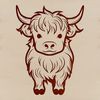 Cow Illustration for Vector Designs Illustration of a cow, a common farm animal, suitable for vector art and design.