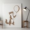 Playful Ferret Vector Illustration A simple vector illustration of a playful ferret.
