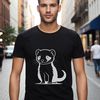 A vector illustration of a ferret, suitable for commercial or personal use in various creative projects.