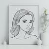 Beautiful Cartoon Girl Character Design High-resolution SVG design featuring a cartoon girl character.