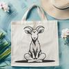 Stylized Farm Animal Vector Art A stylized illustration of a farm animal, suitable for digital use as vector art.