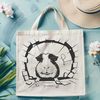 Whimsical Guinea Pet SVG Design A digital illustration of a guinea pig for graphic design and craft projects.