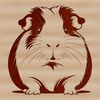 Free Vector Graphic Guinea Pig An illustration of a guinea pig, suitable for personal or commercial use in various design projects.