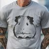Free Vector Guinea Pig Image A cute guinea pig standing on its hind legs, suitable as clip art for personal projects.