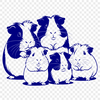 Fuzzy Friends Vector Design A cute, furry Guinea Pig illustration suitable for vector graphics.