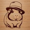 Adorable Guinea Pig Clipart Cute guinea pig SVG clipart design