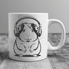 Beautiful SVG Vector Guinea Pig Graphic A digital illustration of a Guinea Pig, ideal for designing pet-themed graphics.