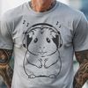 Adorable Guinea Pig in Headphones An illustration of a guinea pig wearing headphones, suitable for personal or commercial use in design projects.