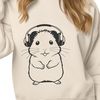 Hamster Silhouette Vector Image A small, furry animal with large teeth and whiskers in a standing position.