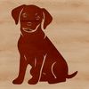 Adorable Labrador Dog Breed Illustration A sitting Labrador Retriever dog breed illustration in vector format.