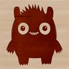 Cute monster illustration in vector format for Halloween decorations.