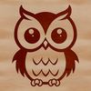 A cute illustration of a owl, suitable for various graphic designs and digital crafts.