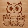 Cute Bird in Vector Format A detailed illustration of a cute owl in vector format.