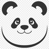 Wild Asian Panda Illustration A high-resolution illustration of a wild Asian giant panda in a natural habitat setting.