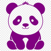 Simple Panda Design Vector A simple illustration of a wild panda, suitable for graphic design projects.