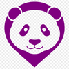 Free Black and White Panda SVG A black and white illustration of a panda, a wild animal native to China.