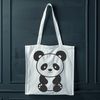 Simple Panda Bear Illustration A vector graphic image of a panda bear in a simple design style.