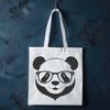 Cute Panda in Spectacles A stylized illustration of a panda wearing glasses, suitable for digital art projects.