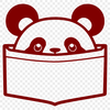 Vector Animal Art Panda A realistic illustration of a panda in its natural habitat.