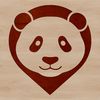 Wild Panda Silhouette Vector Graphic A vector graphic representation of a wild panda bear.