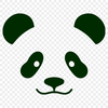 Vector Panda Illustration A detailed illustration of a wild animal panda in a vector format.