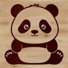 Beautiful Bamboo Resident Illustration of a panda animal in vector format.