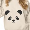 Adorable Panda Icon A vector graphic representation of a cuddly Asian giant panda with black and white fur.