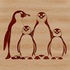 Beautiful Line Drawing of a Penguin A simple line drawing of a penguin, ideal for vector graphics and digital cutting machines.