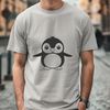 Antarctic Flightless Bird Icon A graphic representation of a penguin, a flightless bird native to Antarctica.