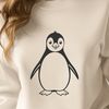 Free Bird Illustration for Design Projects A simple illustration of a penguin in various poses, suitable for vector art designs and clip art projects.