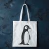 Free Penguin Illustration SVG Download A detailed illustration of a penguin in a vector format.