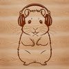 Hamster Vector Graphic A high-quality digital illustration of a hamster, suitable for various design projects.