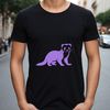A cute cartoon ferret character suitable for personal or commercial projects.
