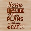 Whimsical Cat Quote Art Vector design quote featuring a cat with funny pet sayings in modern typography.