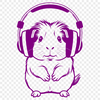A high-quality illustration of a guinea pig, suitable for graphic design projects and digital artwork.