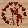 Boston Breed Illustration in Vector Format Boston Terrier breed vector illustration
