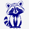Free Vector Raccoon Graphics A detailed illustration of a raccoon in vector format for use in graphic design.
