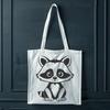 Woodland Creature Clip Art A cute and masked raccoon illustration in vector format.