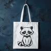 Raccoon Vector Graphics Design A vector illustration of a racoon in various poses, suitable for clip art design.