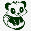 Simple Skunk Vector Graphics A simple illustration of a wild skunk animal in vector format.